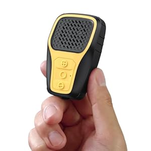 Wearable Bluetooth Speaker, Clip-On Mini Speaker, Wireless Portable Speaker with Built-in Mic, Hands-Free Calls, Gadget Gifts for Construction Workers, Cyclists, Electrician, 5.0W