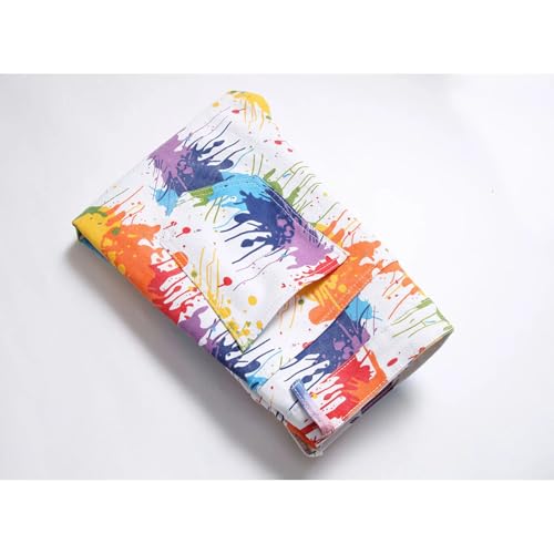 Men's Casual Printed Contrast Color Slim Fit Jeans Stretch Skinny Denim Pants4