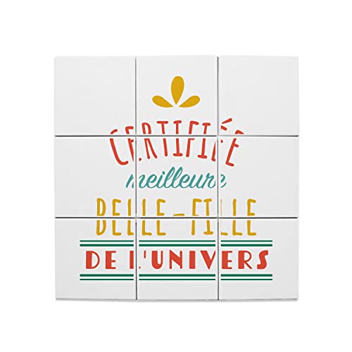 Carreaux céramique décoratif 60x60cm | Cadeau original et touchant pour une belle-fille