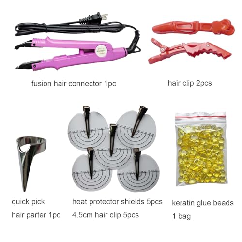 Connecteur fer à chauffer extensions cheveux pose K-Tip - 3