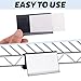 100 Pcs Wire Shelf Label Holders Plastic Wire Rack Clips 3 x 1.25 Inch Shelf Price Tags Compatible with Metro 1-1/4in Shelves for Shopping Mall Supermarket Store