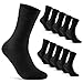 10er Pack Socken Herren Damen Business Socken Schwarz Baumwolle Herrensocken Damensocken 70201T (Schwarz 43-46) Damen Schwarz günstig Kaufen-10er Pack Socken Herren Damen Business Socken Schwarz Baumwolle Herrensocken Damensocken 70201T (Schwarz 43-46)