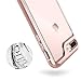 Caseology Skyfall for Apple iPhone 8 Plus Case (2017) / for iPhone 7 Plus Case (2016) - Clear Back & Slim Fit - Rose Gold