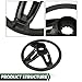 LQI Mower Steering Wheel Compatible with Husqvarna Craftsman 414803X428 532424543 Black