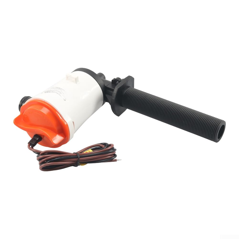 Kit de pompe marine 800 GPH 12 V pour vivier Aérateur submersible pour réservoir de bateau de pêche avec filtre en acier inoxydable 304 et tête de 4 m (B)