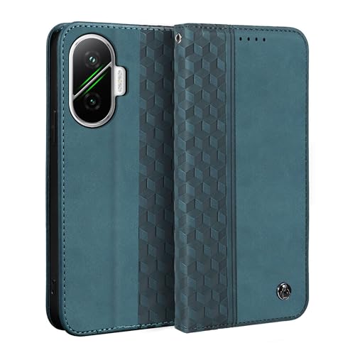 Gedurya Xiaomi POCO F7 ケース 手帳型 ひし形柄 シャオミPOCO F7 ケース 手帳型 マグネット式 スタンド機能 ポコf7 携帯カバー カード収納 財布型 Xiaomi POCO F7 5G スマホケース 軽量 薄型 ポコ f7