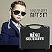 Swiss Industries Security Wedding Ring Bearer Proposal Box with Black Sun Glasses & Spy Ear Piece, Special Agent Suitcase for Kids