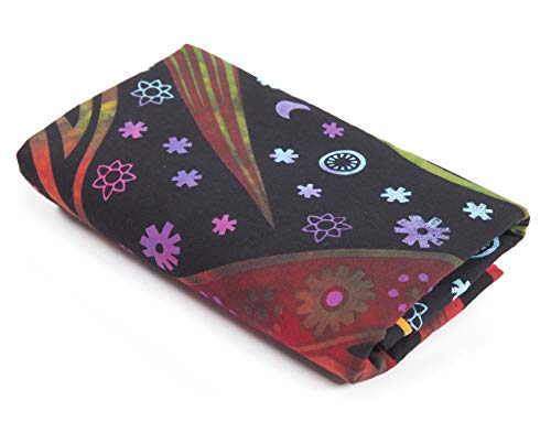 Bless International BLESSIWC001 Beautiful Indian Bohemian Psychedelic Hippie Burning Sun Window Curtain Panels thumb #6