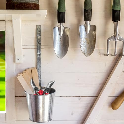 Tijeras de podar 8.5" para jardinería, acero resistente miniatura 5