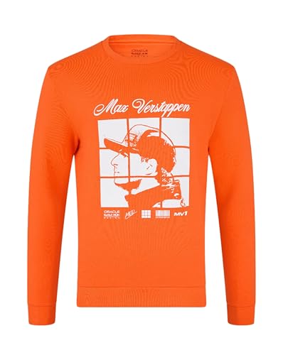 Sweat Red Bull Racing F1 Max Verstappen grande taille 3XL orange