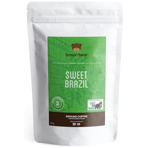 Brown Bear Sweet Brazil Ground Coffee 227g Cover