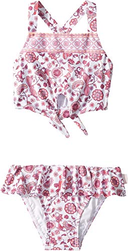 Image of Seafolly Girls' Tie Front Tankini Swimsuit Set