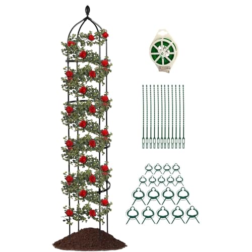 Barrera de valla - Paneles Spellis | Suministros de jardín de altura ajustable Soporte para frijoles de uva pepinos torre de jardín obelisco soporte serpientes de pared para plantas decoratio