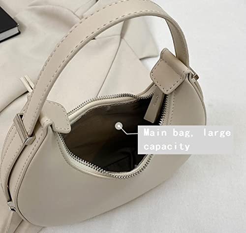 ZUKKY The Women's Bag High-Grade Texture Fashion Temperament Niche One-Shoulder Armpit Hand-Held Crescent Bag4