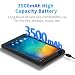 PRITOM 7-Zoll-Tablet mit Android, 12 GB RAM, 64 GB (erweiterbar auf 1 TB), Tablet-PC, Bluetooth, Dual-Kamera, WLAN, tragbarer Mini-Tablet-PC mit schwarzer Hülle
