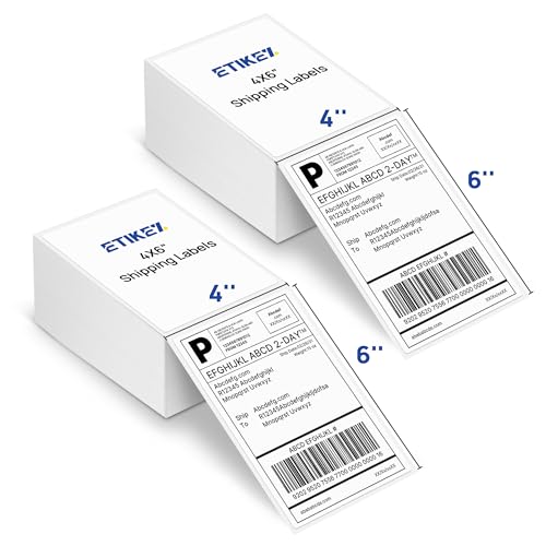 4"x6" Direct Thermal Shipping Label, Thermal Label, 1000 Labels/1 Pack