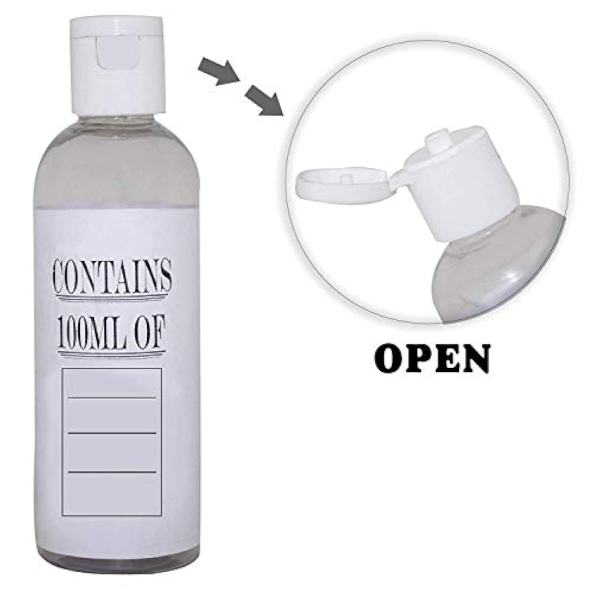 Multipurpose Cosmetic Toiletries Travel Refillable Bottles Set