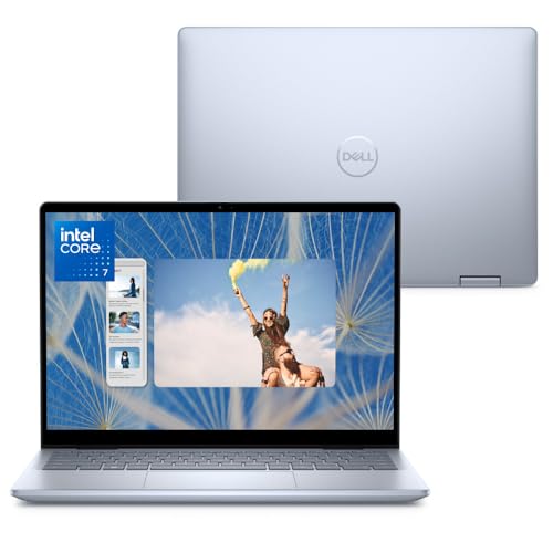 Notebook 2 em 1 Dell Inspiron 2IN1-I7150U-M51 14' FHD+ Touch Intel® Core™ 7 150U 16GB 1TB SSD Windows 11 Prata Gelo