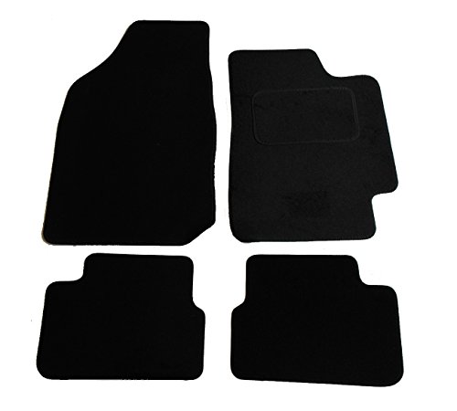 Alfombrillas para coche JVL Bravo 2007-2016 negras para viajes en familia 4 piezas