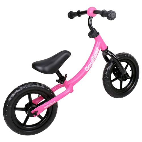 JOYSTAR Toddler Balance Bike 2 Year Old, Age 18 Months to 5 Years Old, No Pedal Bike with Adjustable Handlebar and Seat, Gift for 2-4 Boys Girls Pink