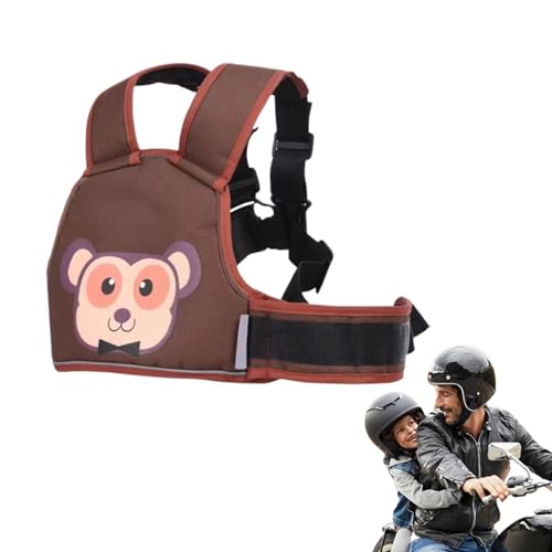 demaxiyad Cinturón de seguridad para motocicleta para niños, cinturón de seguridad multifuncional para scooters, vehículos eléctricos, bicicletas y motocicletas