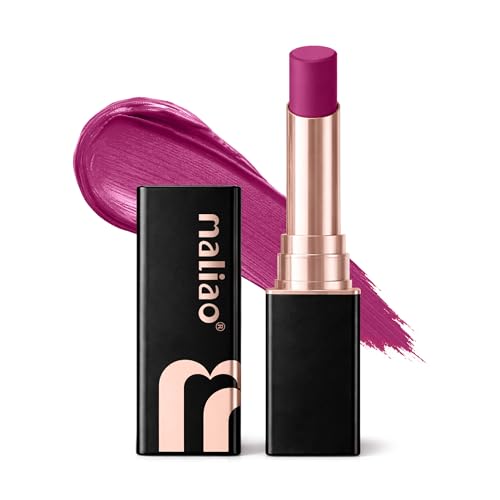 Image of Maliao Made To Stay Lipstick | Non-Transfer Lipstick | Matte Finish | Long-Lasting & Smudge-Proof Formula | Comfortable All-Day Wear | Plumful Cheer | 3.8g
