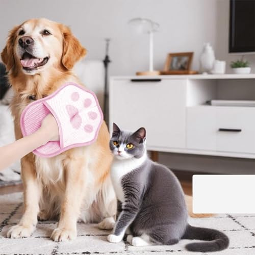 New-2025-Pet-Hair-Removal-Glove-Electrostatic-Deshedding-for-Dogs-Cats-Reusable-Grooming-Mitt-for-Furniture-Car-CouchSize-98-x-787-x-05-in New 2025 Pet Hair Removal Glove - Electrostatic Deshedding for Dogs & Cats, Reusable Grooming Mitt for Furniture, Car, Couch,Size 9.8 x 7.87 x 0.5 in - Image 1