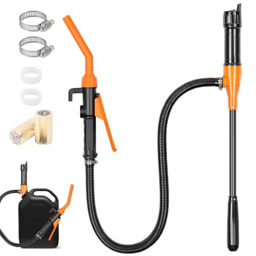 Tragbare Power Batteriepumpe, Batteriebetriebene Multifunktions Kraftstoffpumpe, Elektrische Siphonpumpe zum Umfüllen von Benzin, Diesel, Wasser, Kraftstoff, bis zu 9 L (2,4 Gallonen) pro Minute Tragbare Power Batteriepumpe, Batteriebetriebene Multifunktions Kraftstoffpumpe, Elektrische Siphonpumpe zum Umfüllen von Benzin, Diesel, Wasser, Kraftstoff, bis zu 9 L (2,4 Gallonen) pro Minute