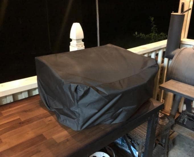 Miniatura 9 de ZBXFCSH Cubierta de parrilla resistente de 24 pulgadas compatible con Cuisinart CGG-306, Royal Gourmet de 24 pulgadas PD1301R PD1301S, Ninja OG751,