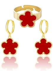 Red-14K Gold Plated