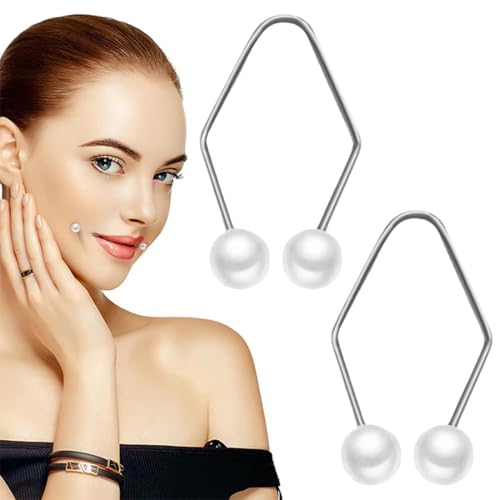 SexxLady 2 Stück Dimple Maker Natural Dimple Maker Wangen, Dimple Maker Beads Dimple Trainer für Damen und Mädchen, Mess- und Planungswerkzeuge