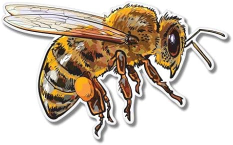 GT Graphics Honey Bee - Vinyl Sticker Waterproof Decal