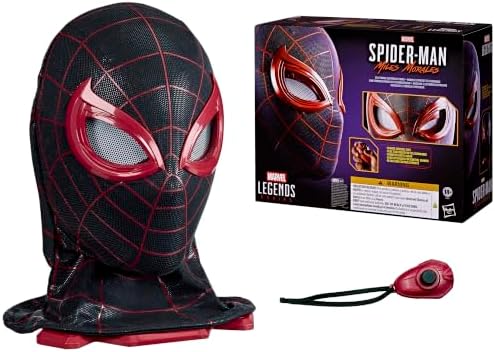 SPIDER-MAN Marvel Legends Series Miles Morales Electronic Expressive Mask — view 14