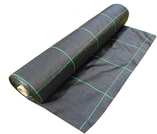 JARDINLIFE Malla Geotextil Antihierbas 100gr Control Maleza (Rollo 2X10 = 20m²)