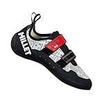 MILLET Easy Up,Zapato De Escalada para Hombre: Zapatillas suaves para escaladores principiantes que buscan sensaciones en la dimensión vertical especialmente diseñadas para la práctica de escalada en interiores, compatibles en exteriores Forma centrada recta y suela simétrica con tacón generoso p...