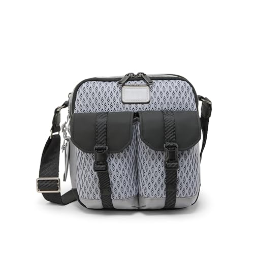 TUMI - Alpha Bravo Ordinance クロスボディ - メンズ 日常旅行 通勤 バッグ, パールグレーメッシュ, 2XL, モダン