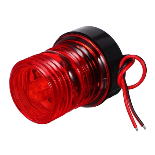 VICASKY Feu de Navigation Rouge LED Étanche pour Bateaux Marin Ancre Lampe de Poupe et Étrave pour Voile