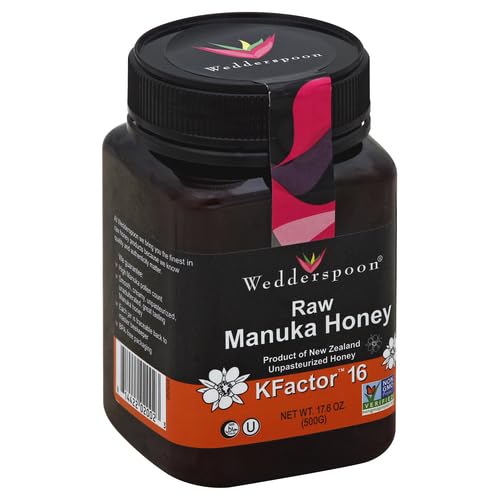 Image of Wedderspoon Raw Premium Manuka Honey,150+ MGO,17.6 Oz,Unpasteurized,Genuine New Zealand Honey,Traceable from Our Hives to Your Home,(Pack of 2)
