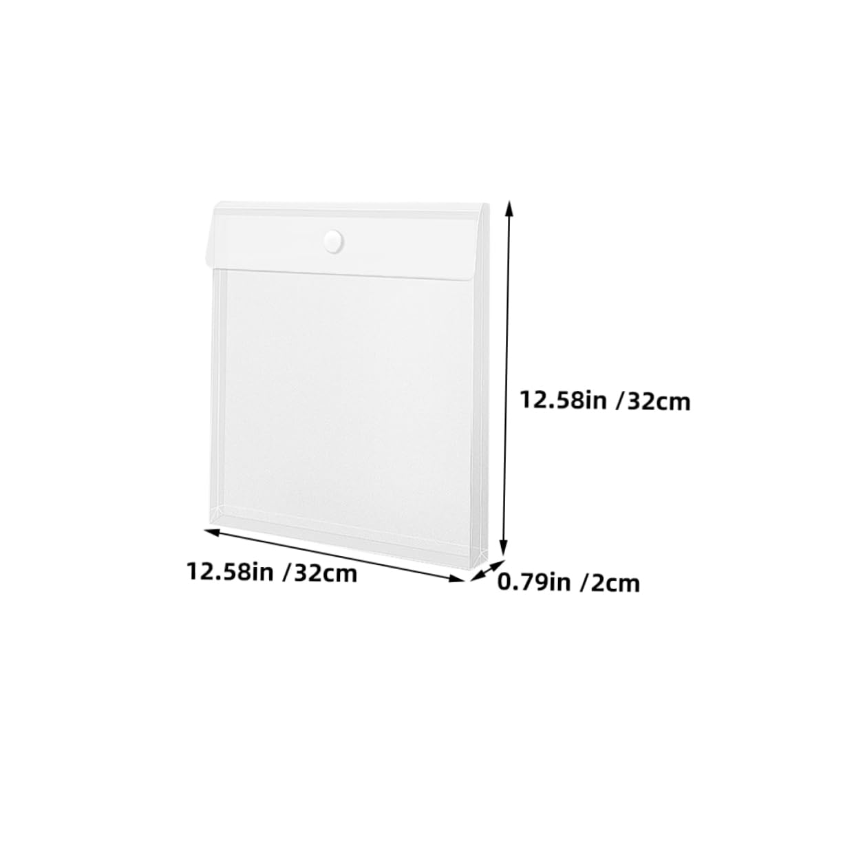 KALLORY 12 Pack Paper Storage Bag Scrapbook File Organizer Craft Paper Storage Photo Organizer Envelopes Pp Material