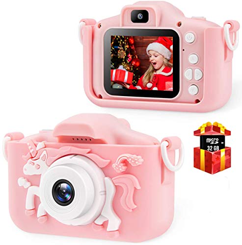 Hottest Sales Bosszi Kids Digital Camera Mini Camcorder for Boys and Girls Age 3-10  2‘’ Digital Dual Camera 