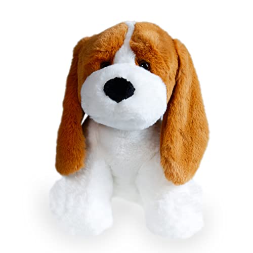 Mollis Kuscheltier - Kuschelhund - 30 cm - Plüschtier-Hund - Kinder-Kuscheltier - weiches Stofftier für Kinder und Babys (Beagle)