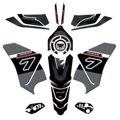 Autocollant moto compatibles avec Yamaha Tracer 7 finition Rosso Italie