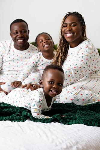 Image of MONICA + ANDY One Piece Baby Pajamas, 100% Organic Baby Clothes for Girls and Boys, Sizes For Newborn and Infant