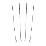 fancility® 4X Reinigungsbürste 3mm & 7mm Ø für Milchleitungen von Kaffeevollautomaten z.B. Miele Jura Siemens Krups Saeco Melitta Bosch Nivona Brühgruppe, Kaffeeauslauf & Milchschlauch-Bürste, UVM.