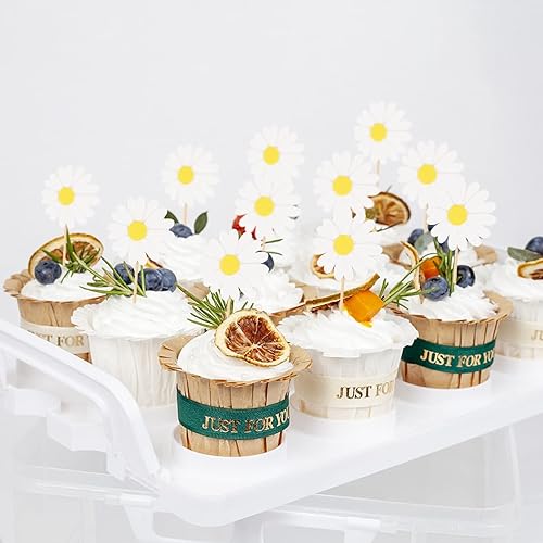 Confetti! C-CCT-DAISY-24PC Cupcake Toppers thumb #2
