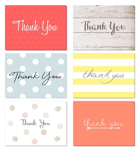 Oaklyn 48 Pack Thank You Cards with Envelopes 4