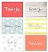 (48 Pack) Thank You Cards Set with Envelopes - Professional Paper with red Yellow Silver Blue Pink Designs and Blank White Inside - Bulk Pack of Notes Perfect for Baby Shower Wedding Birthday Party
