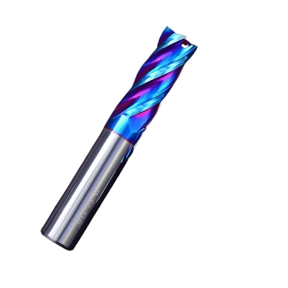 Fresa Extremo Acero Tungsteno HRC65 Cuadrada 45° 4 Flautas CNC