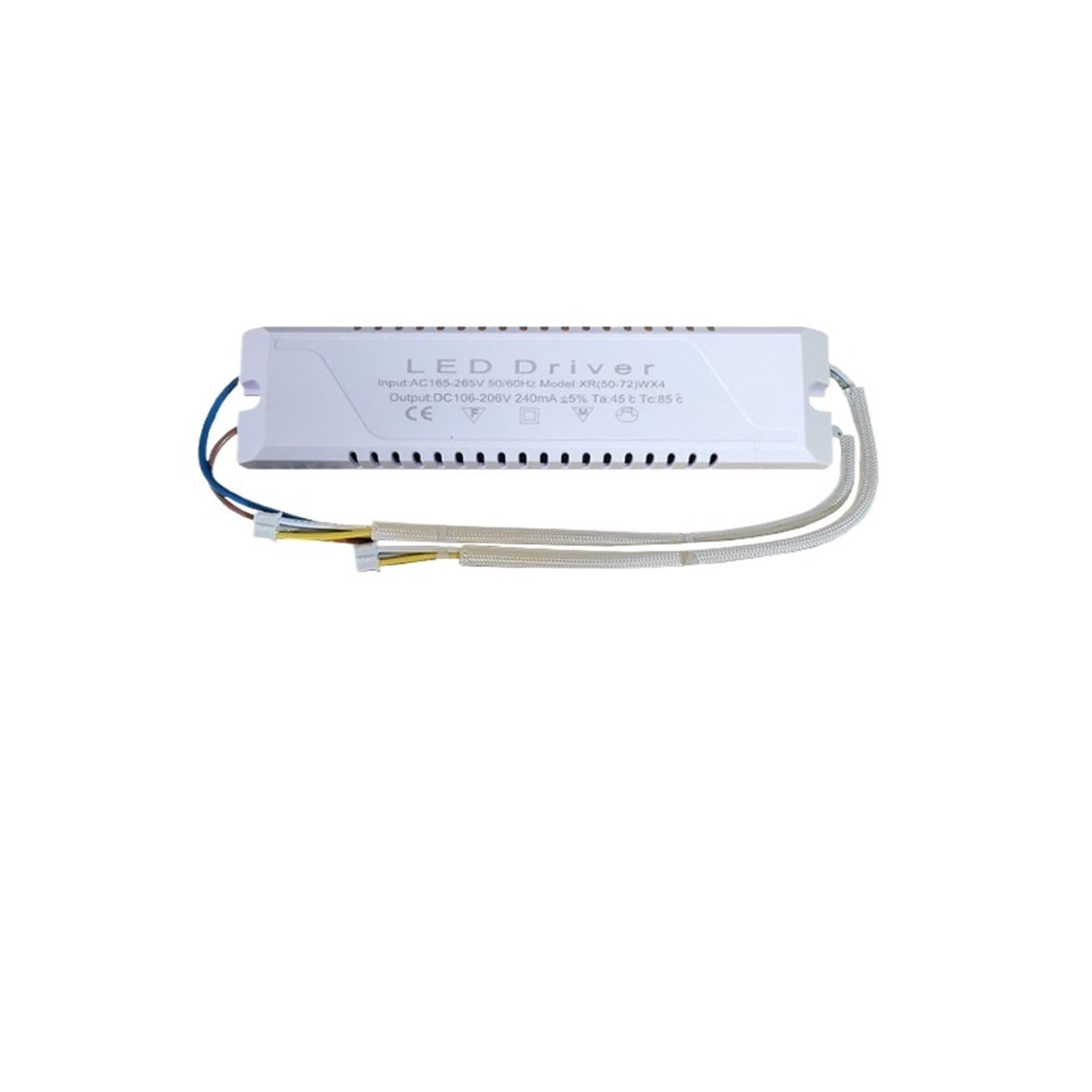 Three-Color dimming LED Driver W Ceiling lamp Ballast Chandelier Transformer Smart Bedroom Light Power Supply(Orange red)