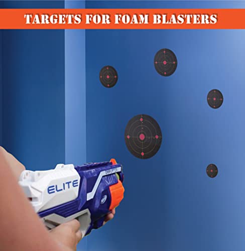 Stikart 5 Shooting Target Wall Decals For Indoor Practice With Nerf Guns & Foam Blasters (Range Style) #TOP1
